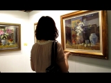此次參加展覽的作品以靜物、寫生為主的油畫主題。